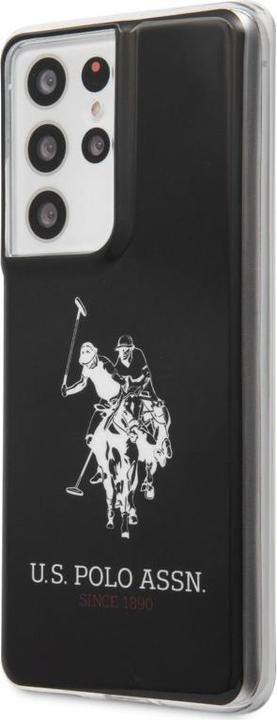 Actual product image U.S. Polo US POLO US Polo USHCS21LTPUHRBK S21 Ultra G998 black / black glossy large logo (Samsung Galaxy S21 Ultra)