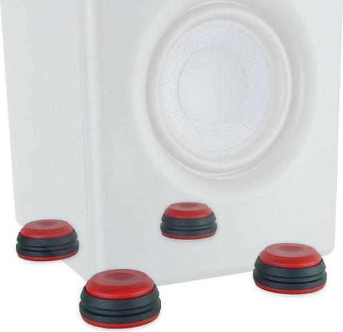 Produktbild keepdrum Lautsprecher Boxen-Füsse SSA300 8-Stück in Rot