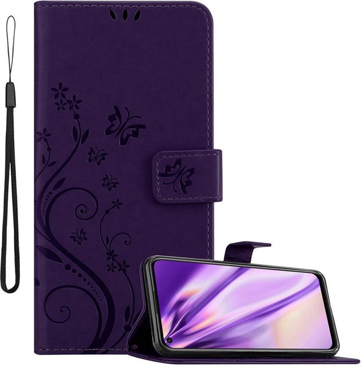 Floral dark purple