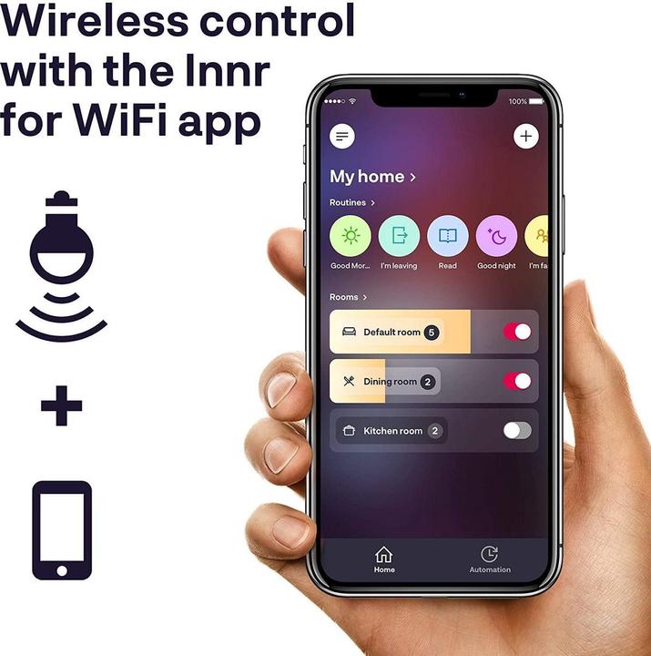 Produktbild Innr Smart Bulb WRB 765-2 white (Wifi) 2-pack (E27, 806 lm, 2x)