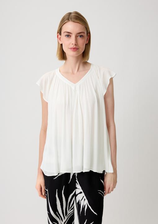 Immagine prodotto Comma Bluse Crêpe-Bluse mit Raffung (46)