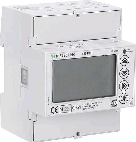 Image du produit K'Electric Compteur triphasé KEP80 MID S0 80A