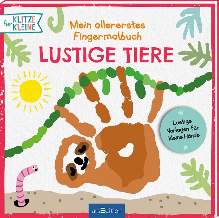Image du produit Pour les tout-petits : Mon tout premier livre de peinture au doigt - Animaux amusants