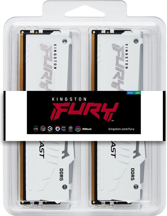 Produktbild Kingston FURY Beast RGB (2 x 32GB, 5200 MHz, DDR5-RAM, DIMM)