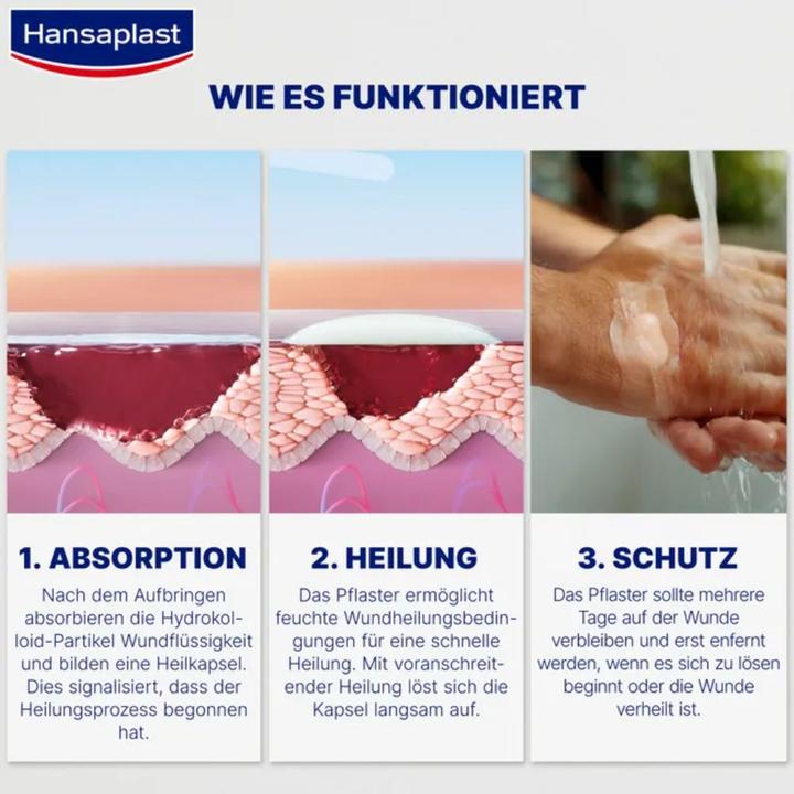 Image du produit Hansaplast Zweite Haut Schutz Hydrokolloid Medium (6x)