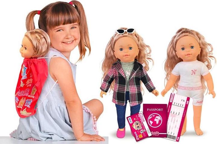 Produktbild Artyk Natalia Bobas Puppe kriecht 32 cm rosa