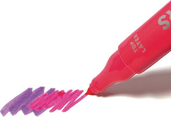 Produktbild Ooly Color Layers doppelseitige Layering-Marker (multicolour, 8 x)