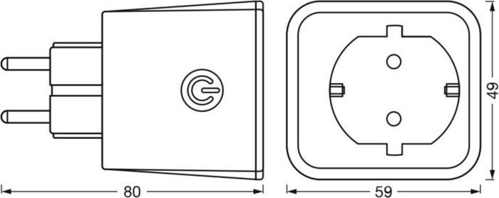 Actual product image Ledvance Socket adapter