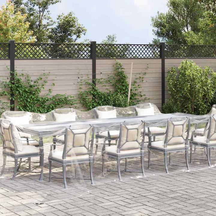 Image du produit vidaXL Bâche transparente avec oeillets 4x8 m PVC bâche transparente (400 x 800 cm)