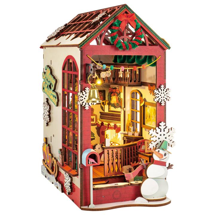Actual product image Rolife Christmas Indoor Scene - Book Nook