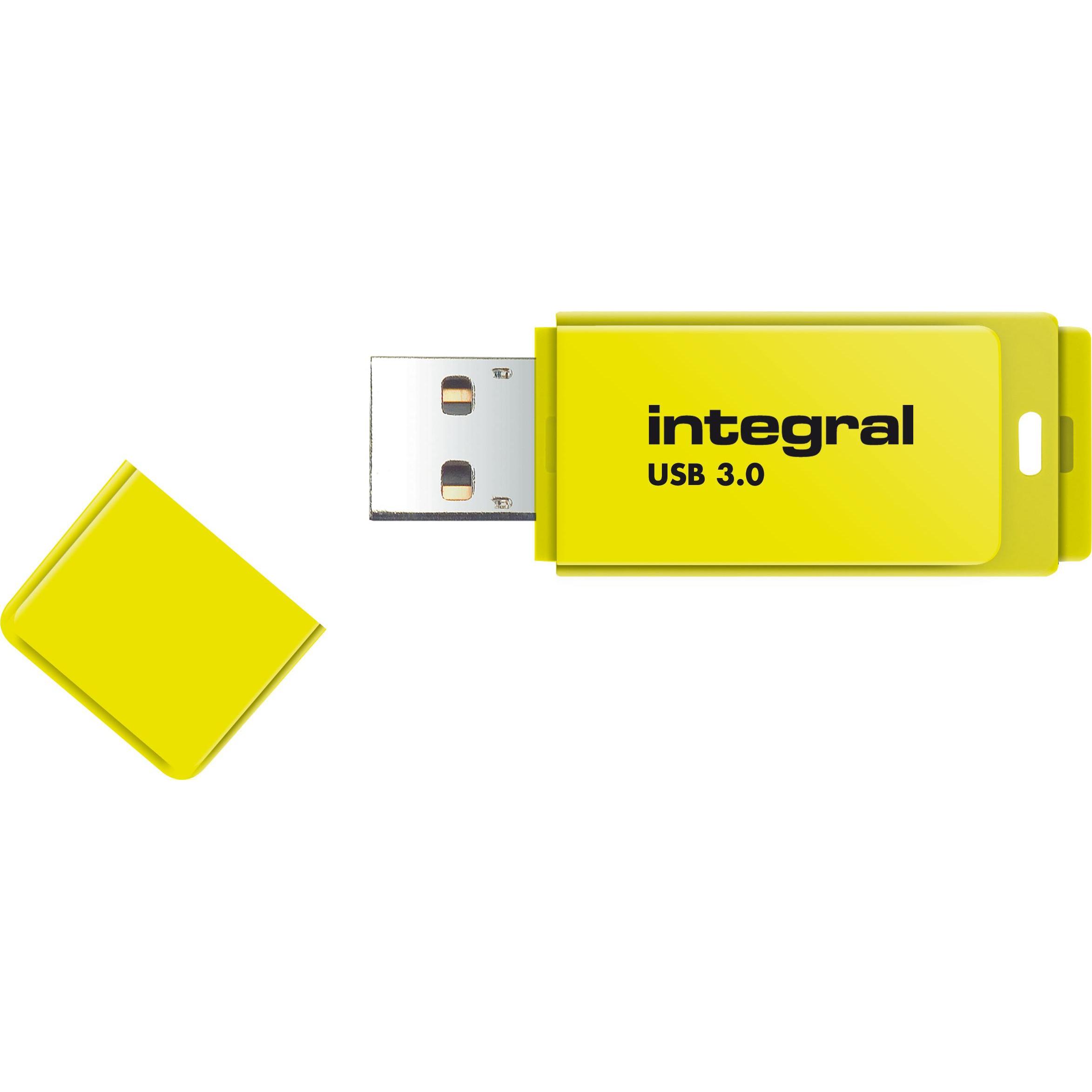 Integral USB3.0 DRIVE NEON UP TO R-80 W-10 MBS USB-Stick USB Typ-A 3.2 Gen 1 (3.1 Gen 1) (16 GB, USB-A, USB 3.2), USB St...