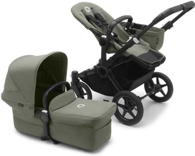 Bugaboo Donkey 5 Mono, Vert forêt/Vert forêt/Noir
