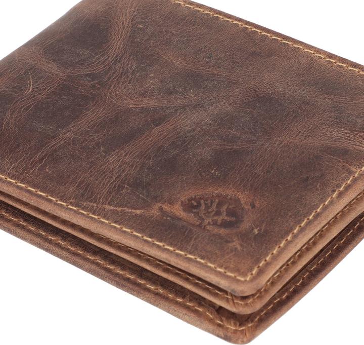 Image du produit Greenburry Vintage Geldbörse RFID Schutz Leder 12 cm