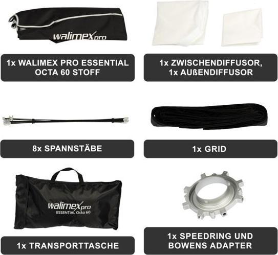 Actual product image Walimex pro Essential Octa 60 (Soft boxes, 60 cm)