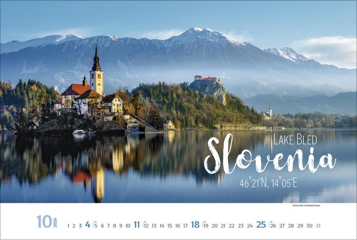 Produktbild Verlag Bildkalender Around the World 2026, Papierformat: Kein (Kein)