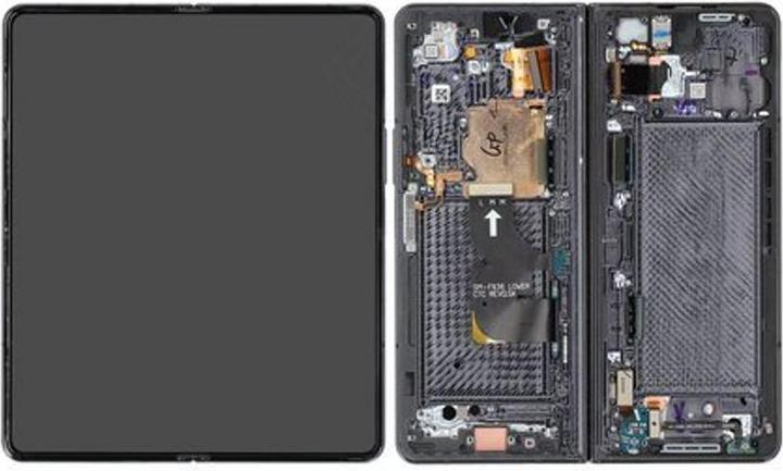 Samsung LCD + Touch + Frame A für F936B Z Fold4 - phantom black (Display)