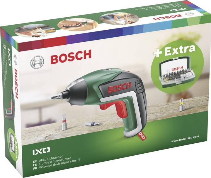 Actual product image Bosch Home & Garden IXO 5 bit set (Rechargeable battery operated)