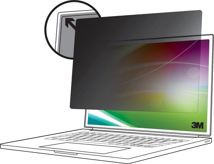3M Bright Screen Privacy Filter for 34,29cm 13,5Zoll Full Screen Laptop 3:2 BP135C3E (13.46", 3:2)