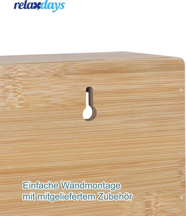 Actual product image Relaxdays wall roll holder