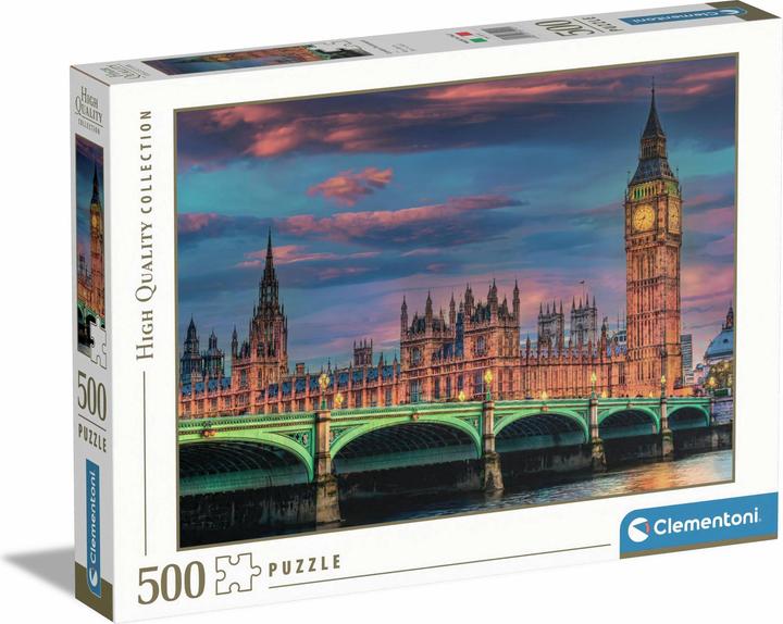 Actual product image Clementoni Puzzle The London Parliament g (500 pieces)