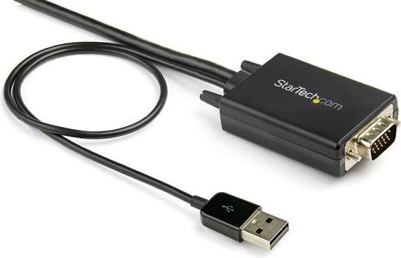 Produktbild StarTech .com 3 m (9.8 ft) VGA to HDMI Adapter Cable with USB Audio (3 m, HDMI)
