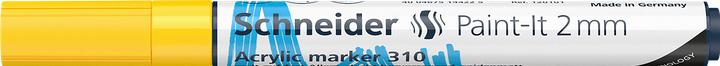 Valeurs nutritives et ingrédients Schneider Marqueur acrylique Paint-It 310 2mm jaune (1 x)