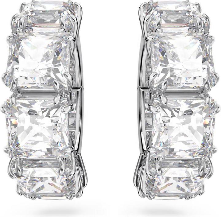Image du produit Swarovski Clips d'oreilles Millenia taille coussin blanc (Métal Swarovski)