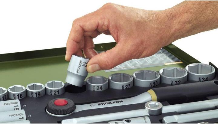 Image du produit Proxxon Ensemble super compact à cliquet, 65 pièces (3/8")