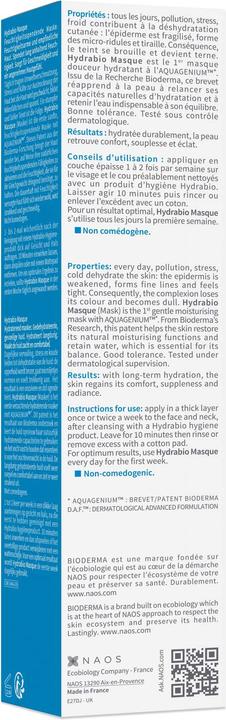 Produktbild Bioderma Hydrabio Masque (75 ml)