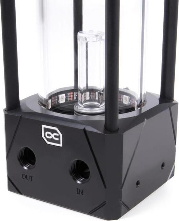 Produktbild Alphacool Eisbecher Aurora D5 Acetal/Glas - 250mm inkl. VPP Apex D5