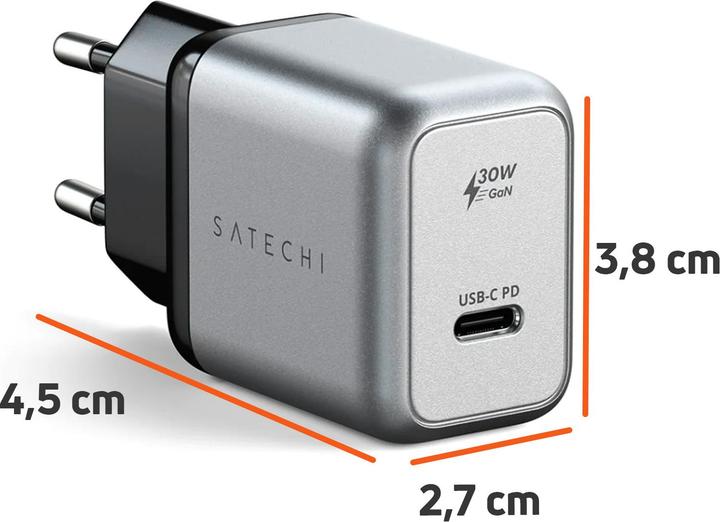 Produktbild Satechi 30W USB-C GaN Wall Charger (30 W, 1 Port)