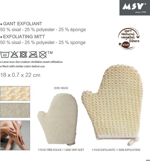 Produktbild MSV Peelinghandschuh