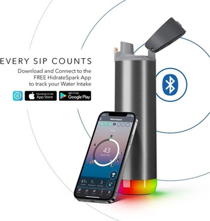 Actual product image HidrateSpark steel (0.60 l)