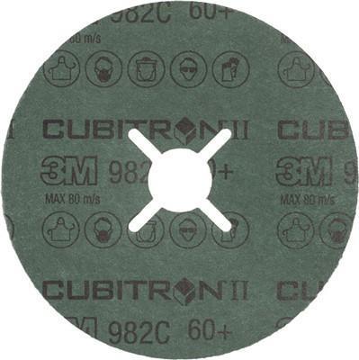 Actual product image 3M Fibre disc Cubitron II 982C 125x22mm K.60+ (60+)