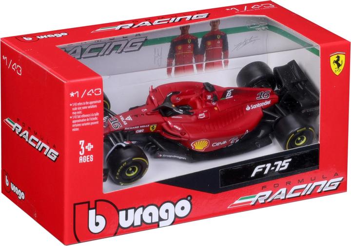 Actual product image Bburago Ferrari LeClerc 1:43 SF22