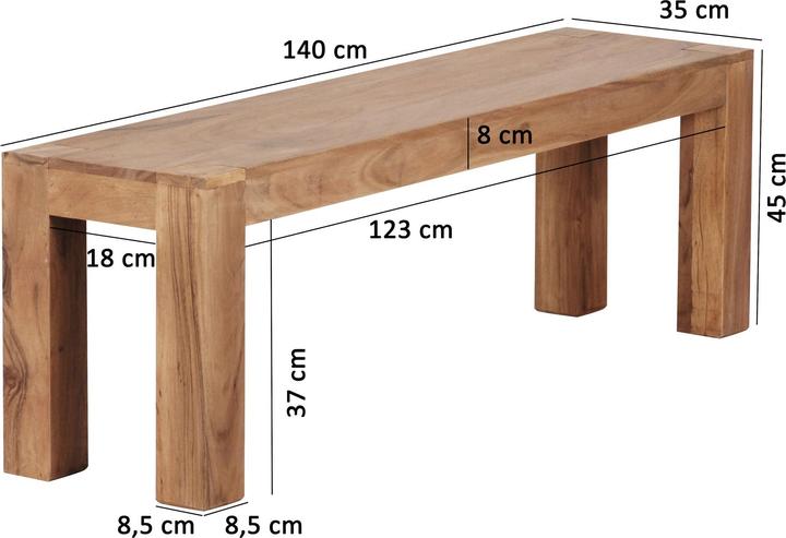 Actual product image Wohnling Mumbai (140 cm)