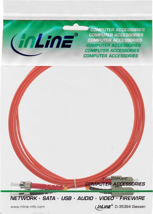 Image du produit InLine LWL Câble duplex (CAT6, 0.50 m)