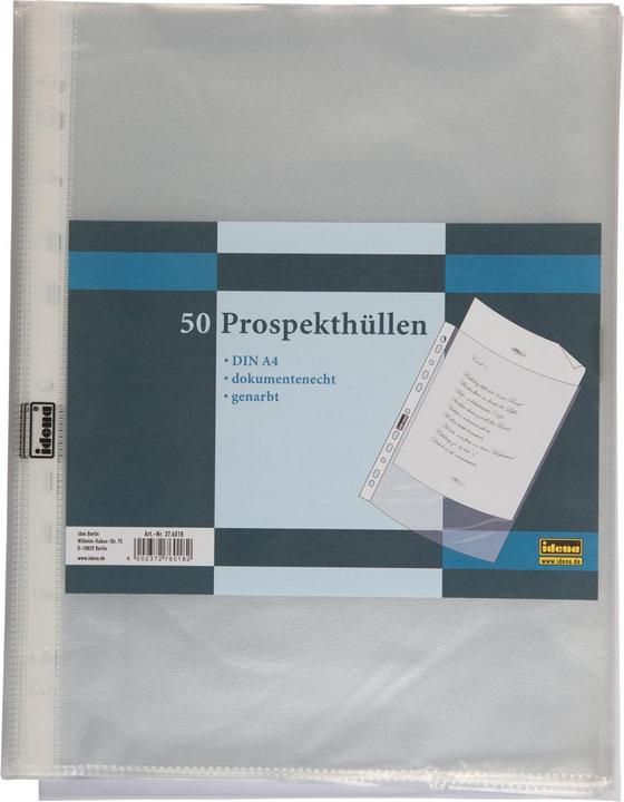 Immagine prodotto Idena Custodia per brochure A4 50s a grana 60µ (A4, 50 x)