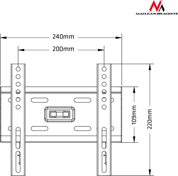Produktbild Maclean MC-777 (Wand, 42", 35 kg)