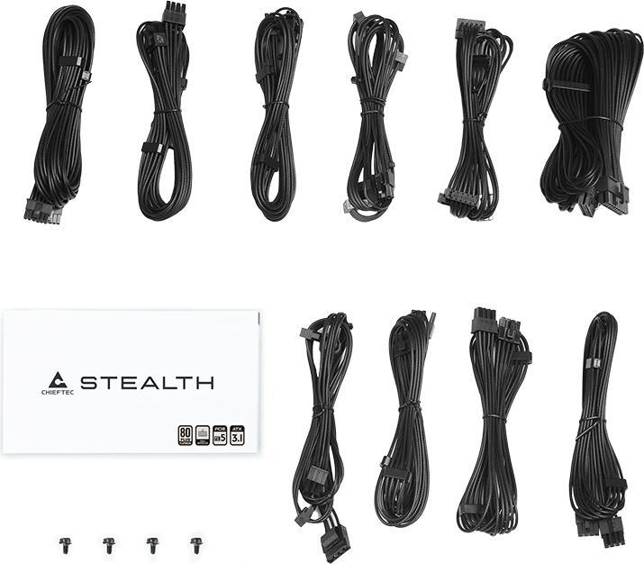 Actual product image Chieftec 1000W Vega M Series SPX-1000-FC 80+ Platin (1000 W)