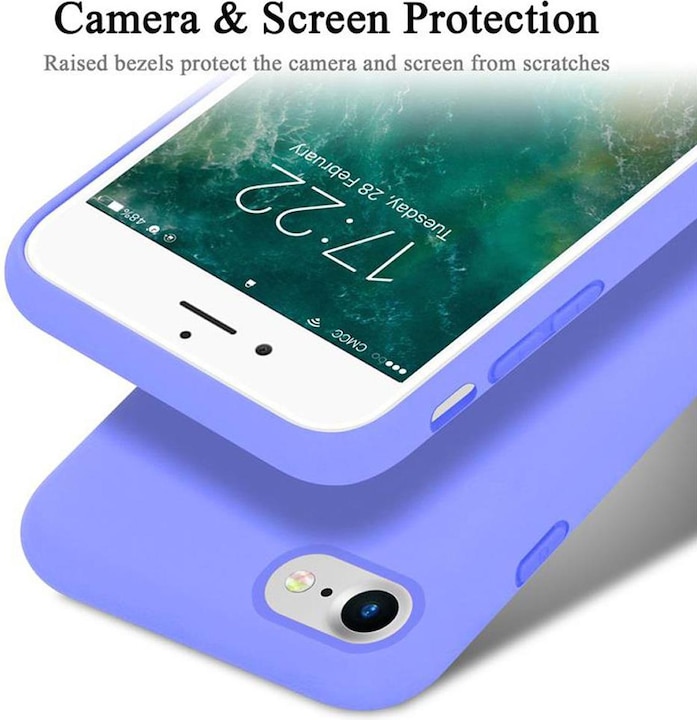 Image du produit Cadorabo TPU Liquid Silicone Case Cover (Apple iPhone 7, Apple iPhone SE (2ème génération))
