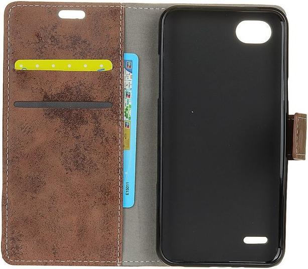 Actual product image MU Classic Vintage leather cover (LG Q6+, LG Q6)