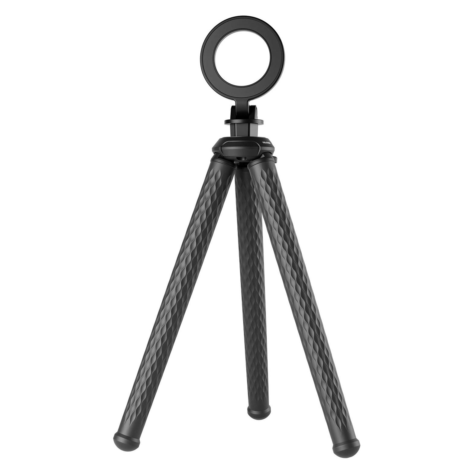 Telesin Flexibles Magnetisches Smartphone Tripod Stativ (Kunststoff, Metall), Stativ