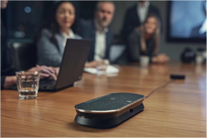 Produktbild EPOS EXPAND 80T Bluetooth Speakerphone USB-C inkl. USB-C-/USB-A Adapter USB-Dongle erweiterbar für b