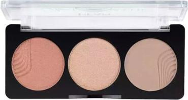 Actual product image Hean Glow Nude Palette Makeup Palette 3-in-1 Sunglow 9g