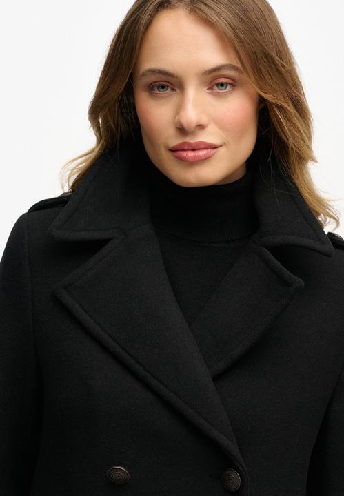 Actual product image Superdry Double Breasted Wool Blend Coat