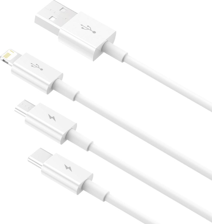 Actual product image Baseus 3 in 1 Multicharger USB-Cable (1.50 m, USB 2.0)