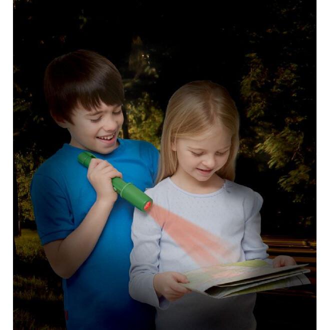 Immagine prodotto Brainstorm Grande torcia con luce LED rossa (22 cm)