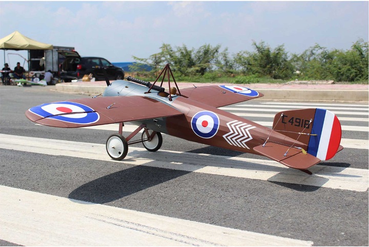 Actual product image Seagull Models bristol m1c monoplane spans 1.8m arf 71" 1:4