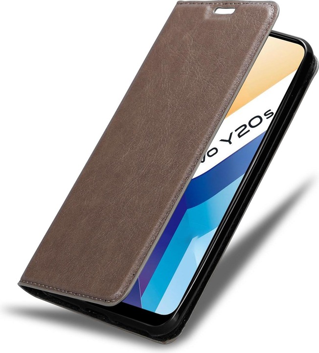 Actual product image Cadorabo Book Invisible Magnet Cover (Vivo Y20s)